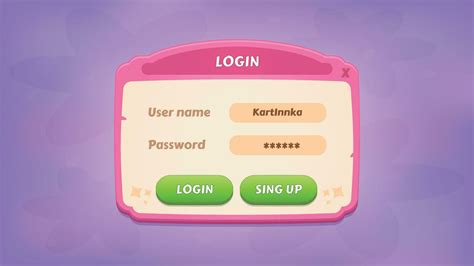 Log in Game .